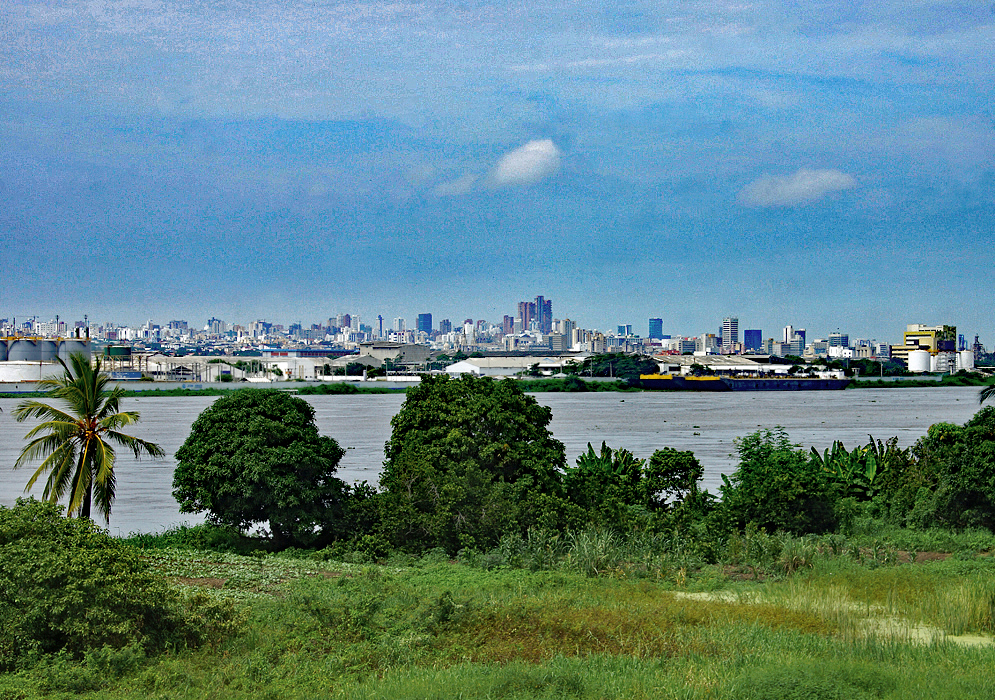 Barranquilla and The Magdalena River Industrial Barranquilla and port adjacent to the Magdalena River