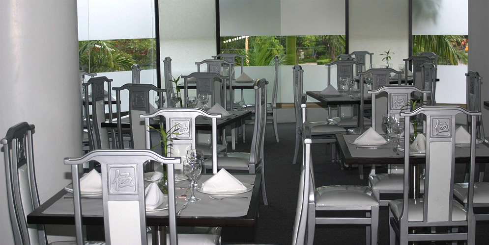 A Barranquilla restaurant serving oriental seafood at the corner of Calle 79 and 53