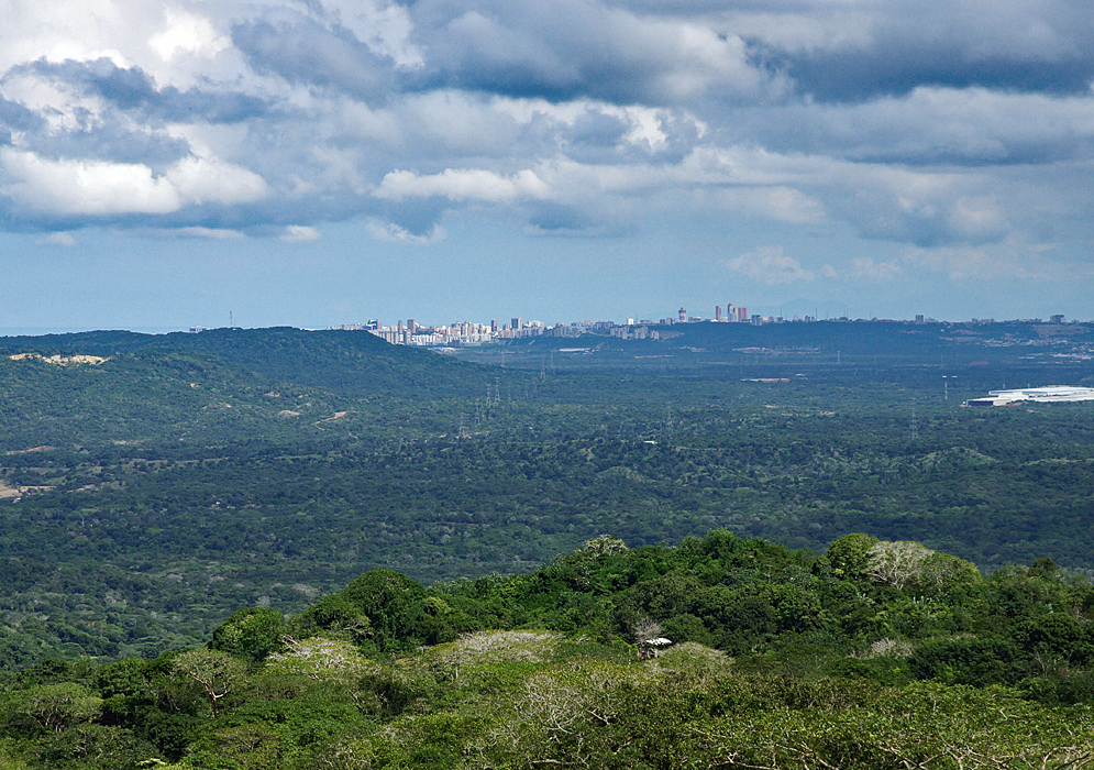 Barranquilla vista North Barranquilla's skyline from the distance