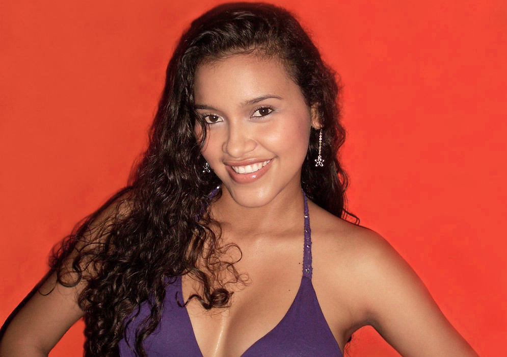 Smiling young woman...