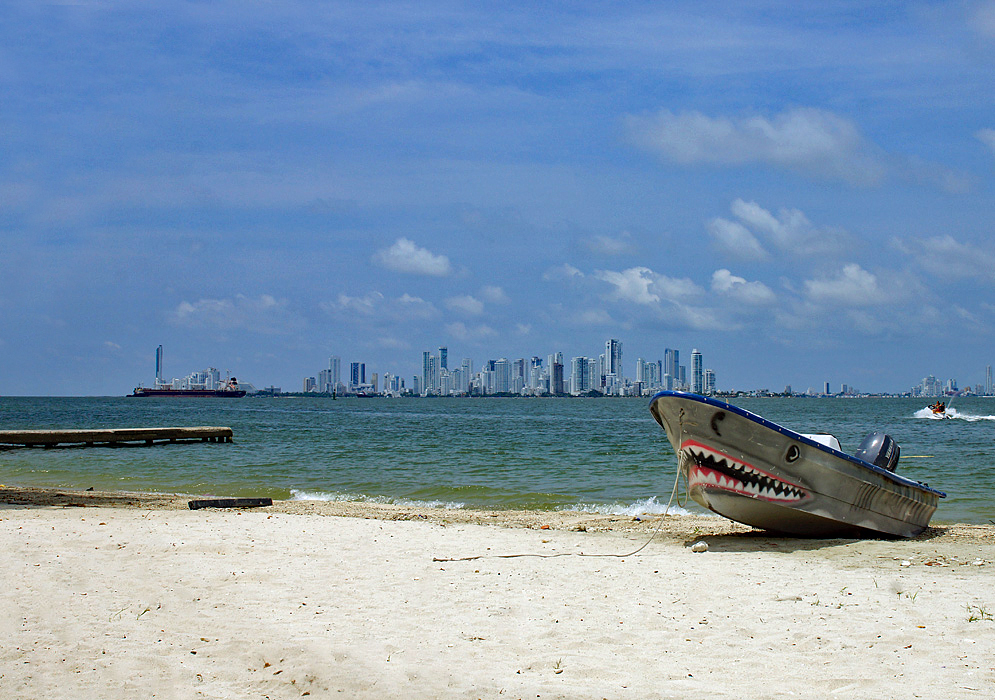 Bocagrande from the city