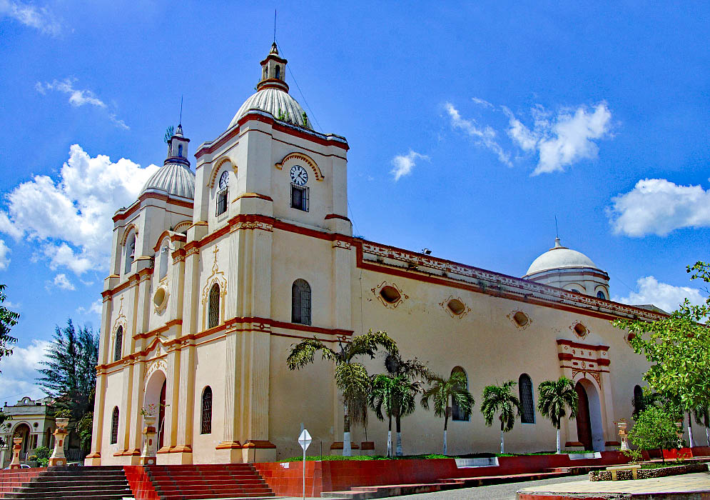 Large beige color church