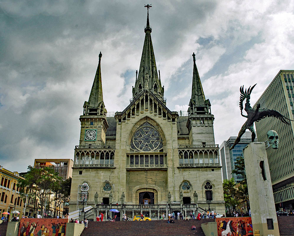 Manizales Cathedral The front of the Manizales cathedral