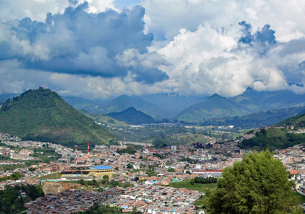 South Manizales South Manizales with the green Andes mountains in the background