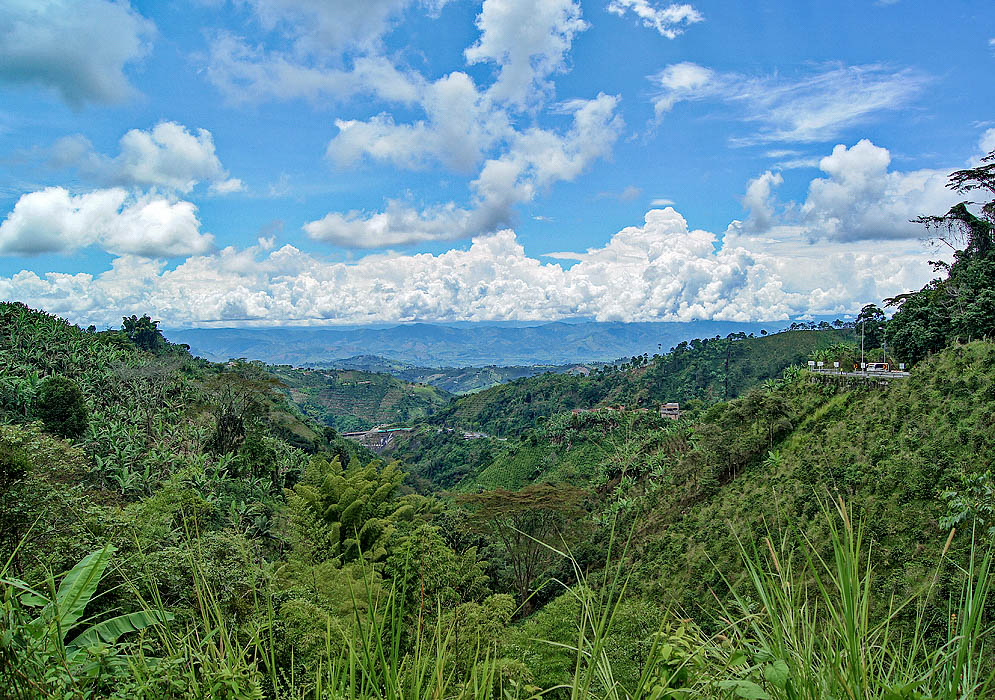 Manizales Countryside Mountains and countryside west of Manizales