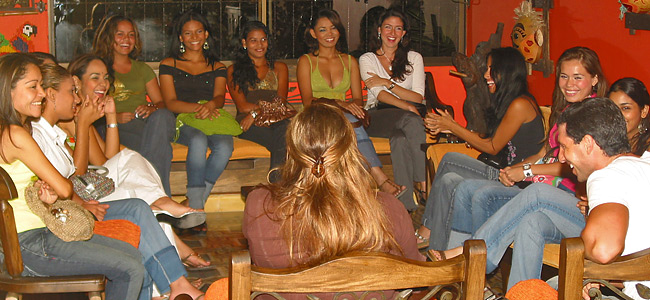 One happy man meeting 13 Latin women during an International Introductions Romance Tour