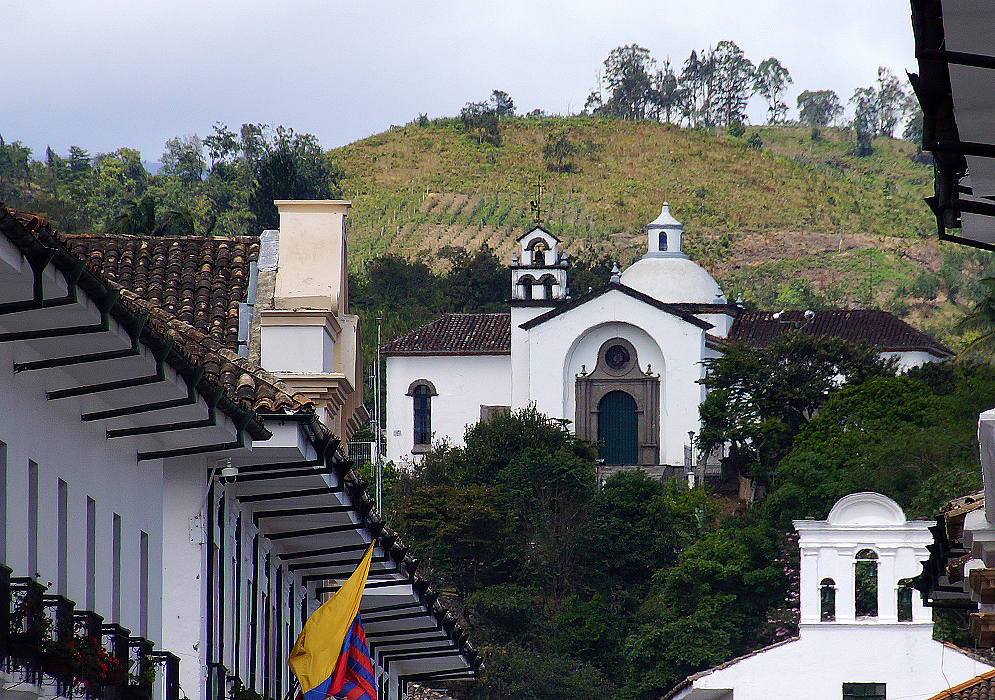 Small church on top of a hill