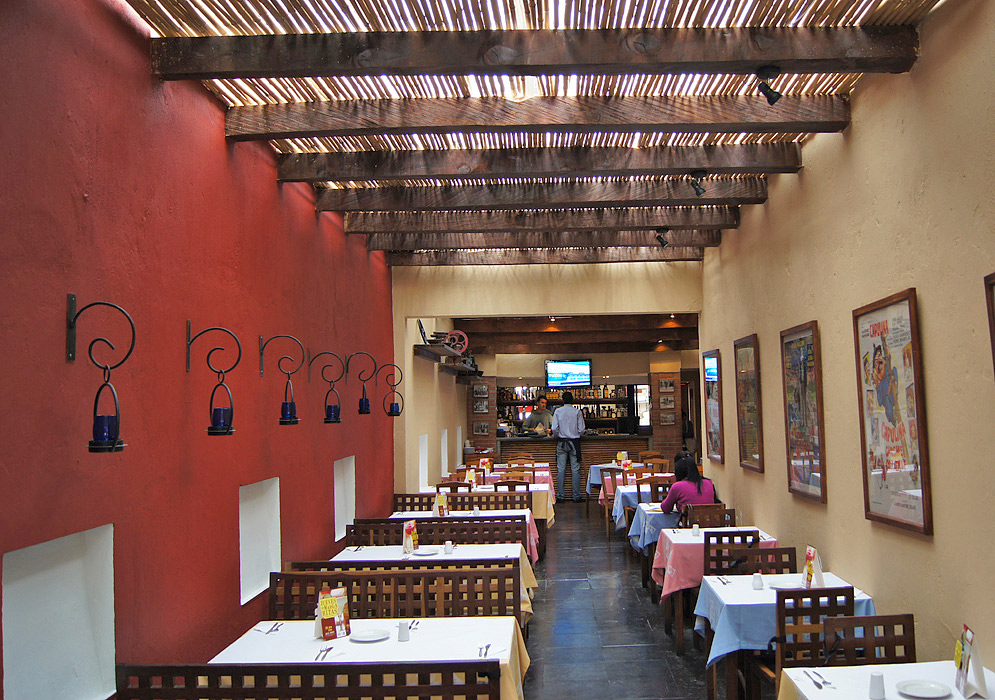A Mexican restaurant in Bogotá close to Parque 93. serving the best Mexican food I have tasted in Colombia