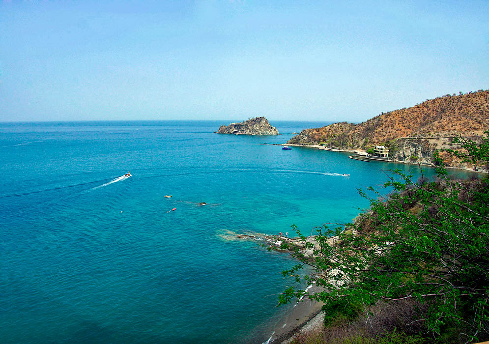 East of the main beach in Rodadero, the aquarium 