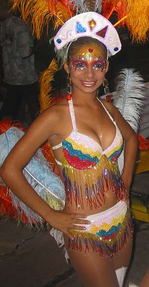 Attractive Barranquialla carnival women